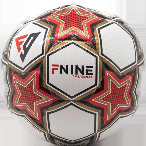 Open Goaaal FNINE Ambassador Professional Grade Water Resistant Soccer Ball for Indoor or Outdoor Backyard or Regulation Sports Game Play, Size 5