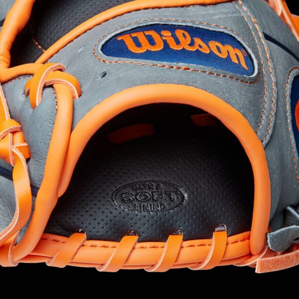 Wilson A450 11.5" Baseball Glove - Gray/Blue/Orange