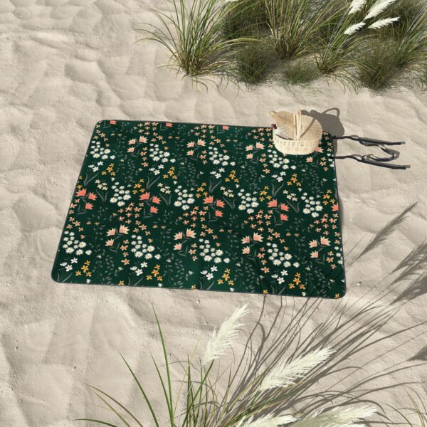 Emanuela Carratoni Meadow Flowers Theme Picnic Blanket - Deny Designs