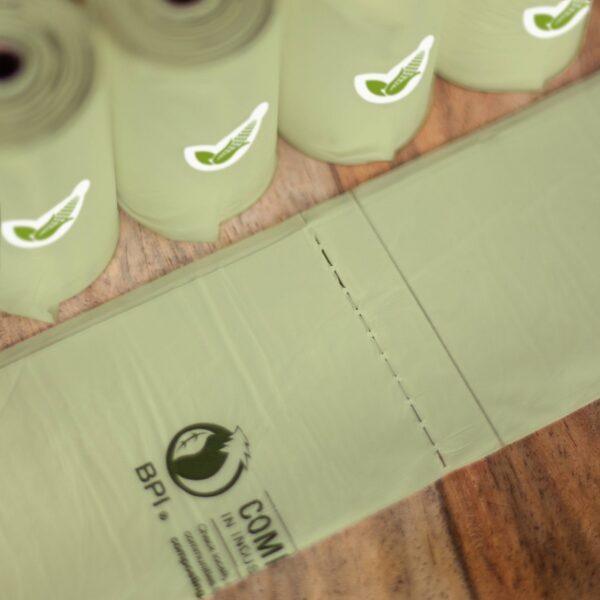 Earth Rated Compostable Waste Disposal Bags - 4 Rolls/60 Bags