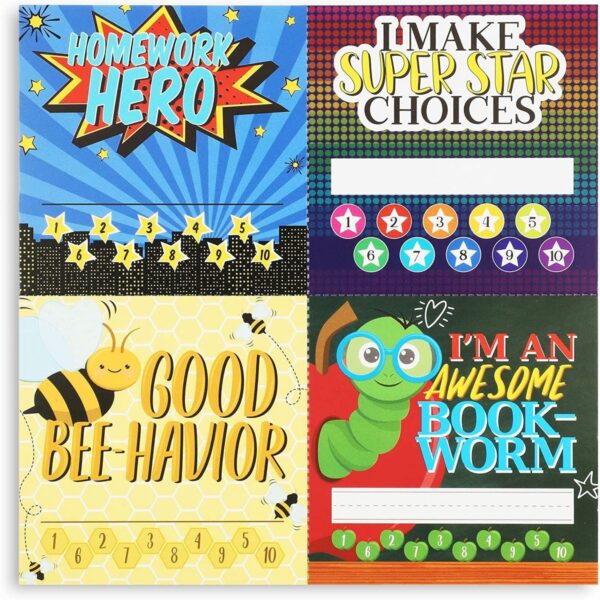 144-Pack Good Behavior Incentive Reward Cards, Motivate Kids Students, Ideal for Classroom, Home & Teacher, 3x3 inches