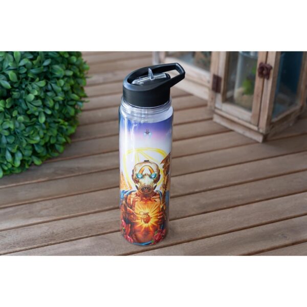 Just Funky Borderlands 3 Psycho Bandit Double Walled Plastic Water Bottle | Holds 17 Ounces