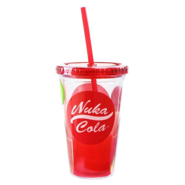 Just Funky Fallout Nuka Cola 16oz Carnival Cup w/ Molded Ice Cubes