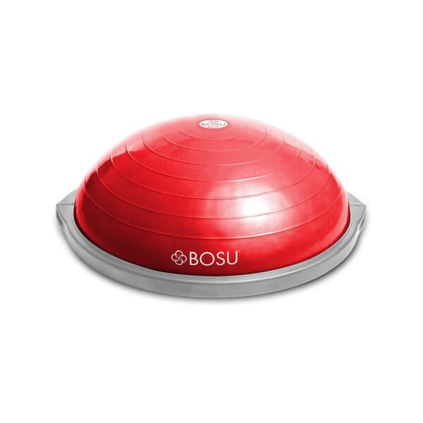 Bosu 72-10850 Home Gym Equipment The Original Balance Trainer 65 cm Diameter, Red and Gray