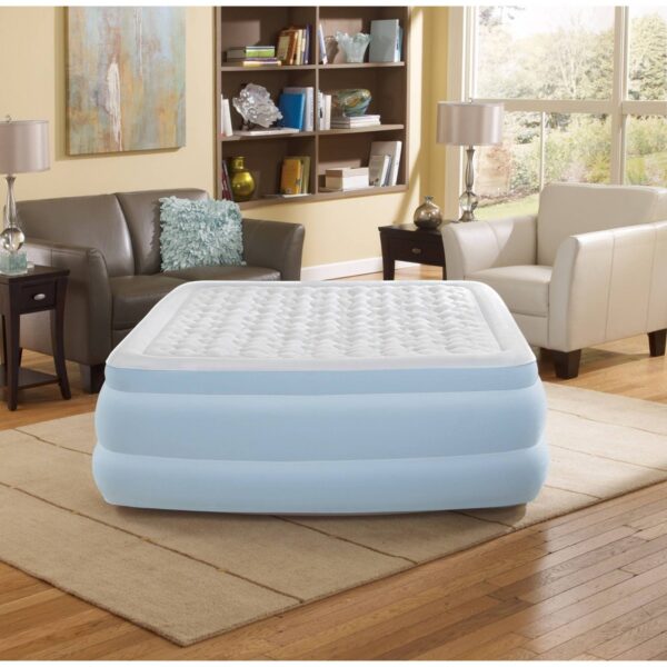 Beautyrest Contour Aire 18" Air Mattress with Attached InstaPump and Phone Pocket - Queen