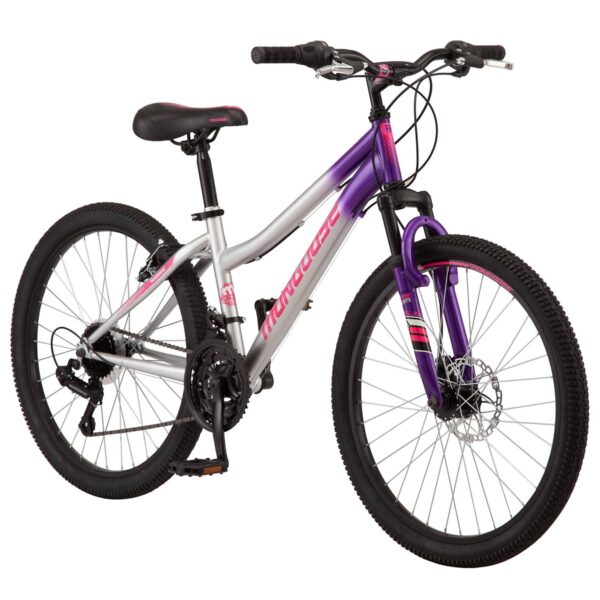 Mongoose Scepter 24" Kids' Mountain Bike - Purple