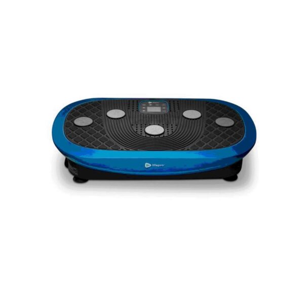 LifePro LP-RMXPLS-BLU Portable Home Body Weight Training Fitness Exercise Workout Rumblex Plus 4D Vibration Plate Platform Equipment Machine, Blue