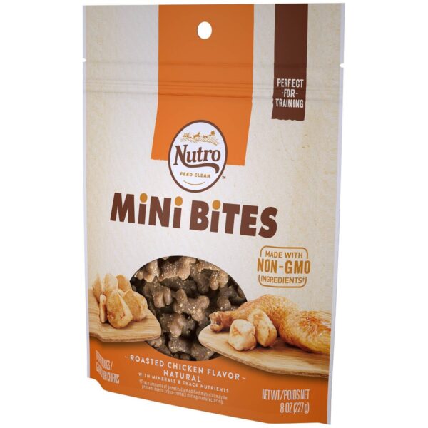 Nutro Feed Clean Mini Bites Roasted Chicken Dog Treats - 8oz