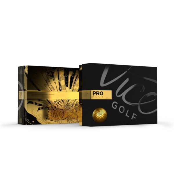 Vice Pro Plus Golf Balls - Gold