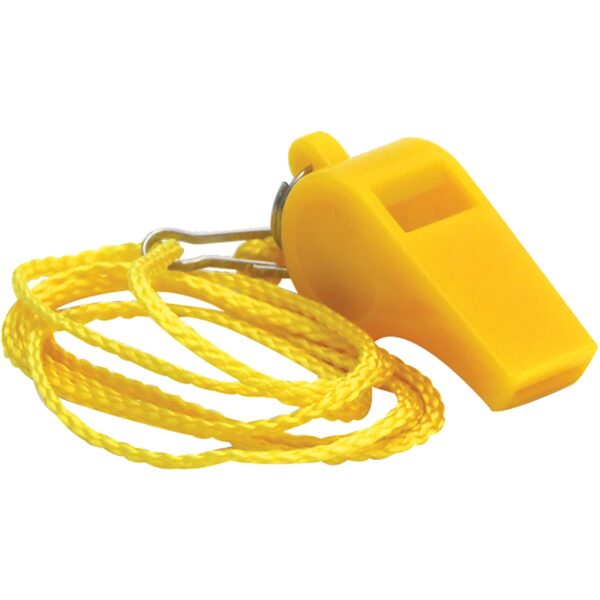 Coghlan's Plastic Signal Whistle w/ Lanyard, Safety Survival Camping Emergency