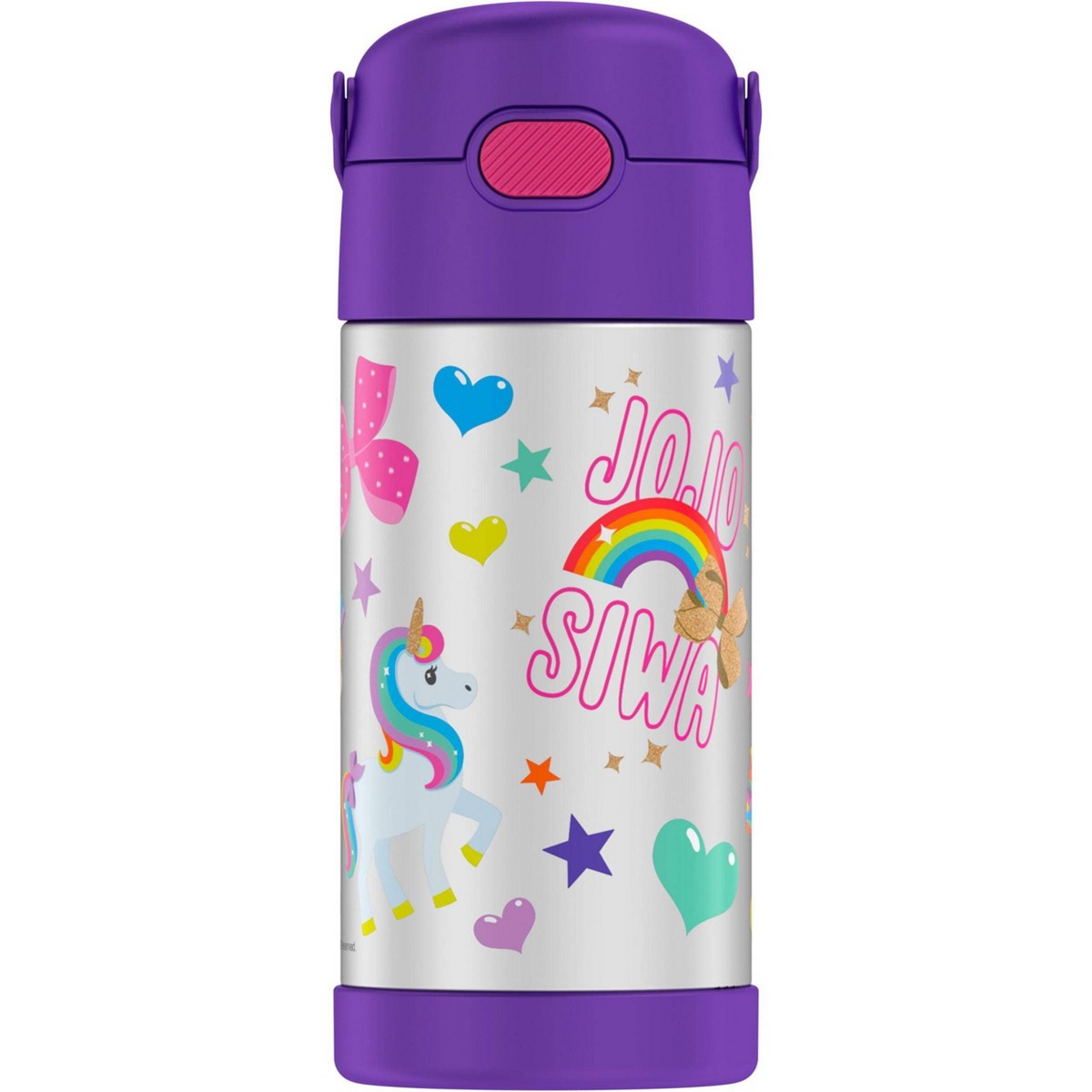 Thermos Kids FUNtainer Stainless Water Bottle w/Bail Handle