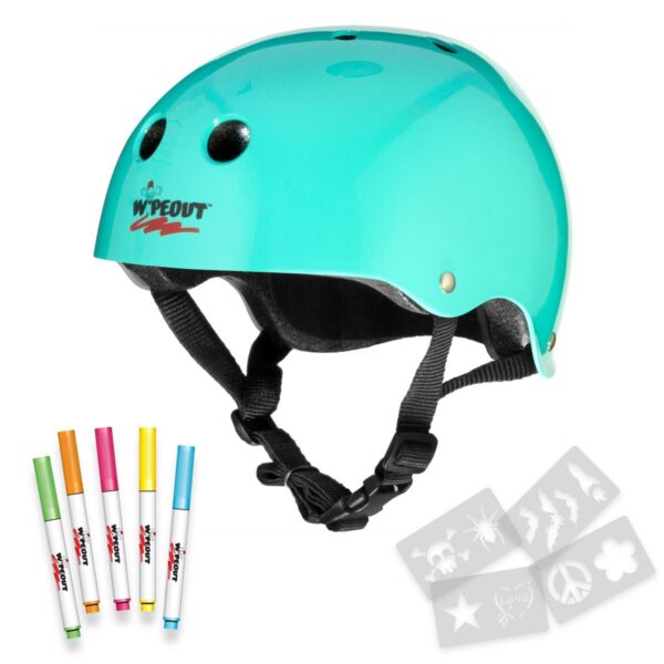 Wipeout Dry Erase Helmet - Teal