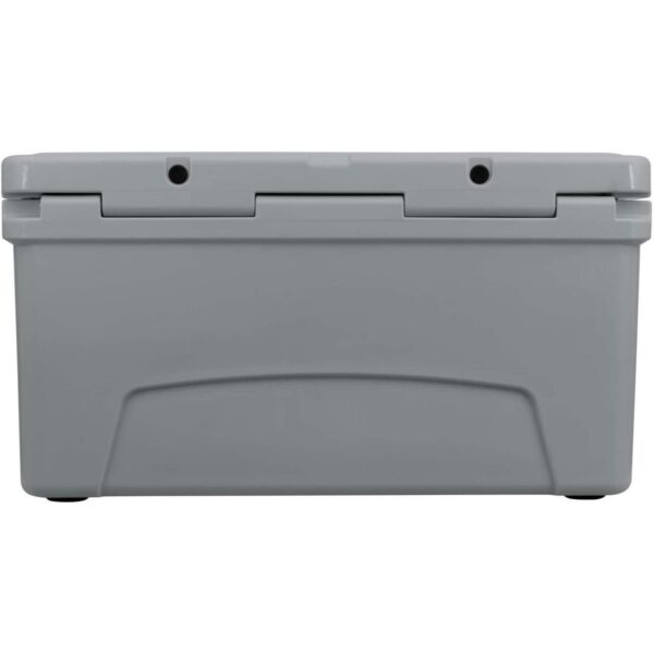 Driftsun 75 Quart Heavy Duty Rotomolded Cooler Thermoplastic UV Resistant Portable Insulated Hardside Ice Chest, Grey