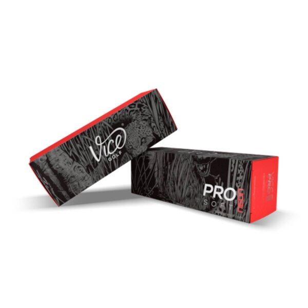 Vice Pro Soft Golf Balls - Neon Red