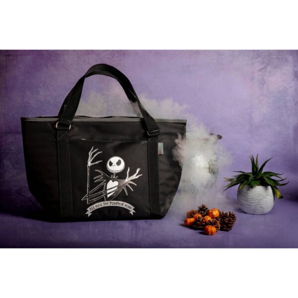 Picnic Time Disney: The Nightmare Before Christmas Topanga 16.68qt Tote Cooler Bag - Black