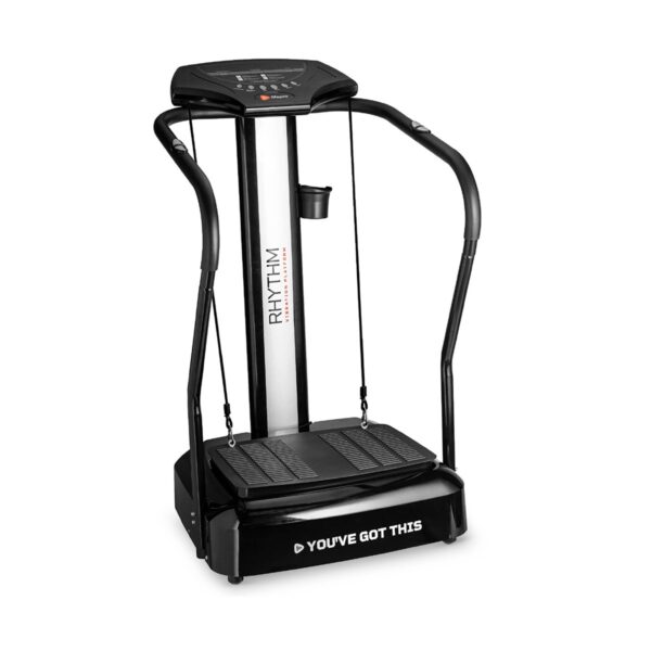 Lifepro Portable Home Body Weight Training Fitness Exercise Workout Rhythm Vibration Plate Platform Equipment Machine Set w/ Resistance Bands