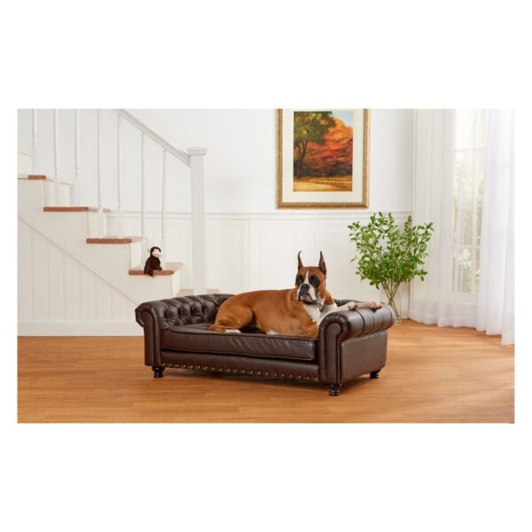 Enchanted Home Wentworth Sofa For Dogs & Cats - Brown