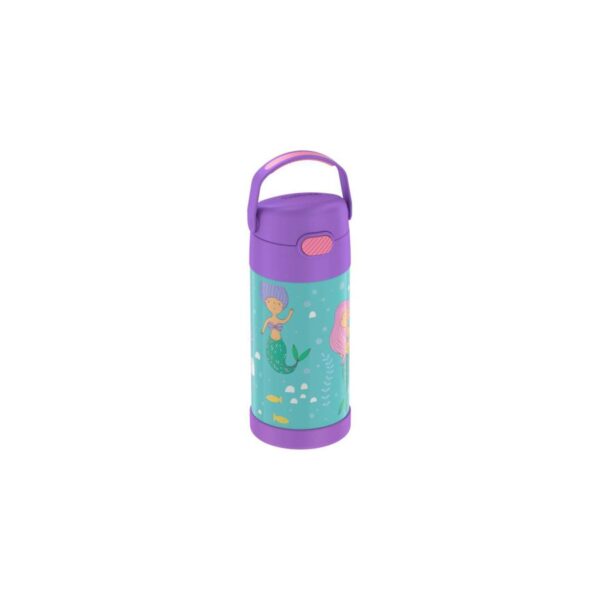 Thermos Mermaid 12oz FUNtainer Water Bottle with Bail Handle - Lavender/Blue