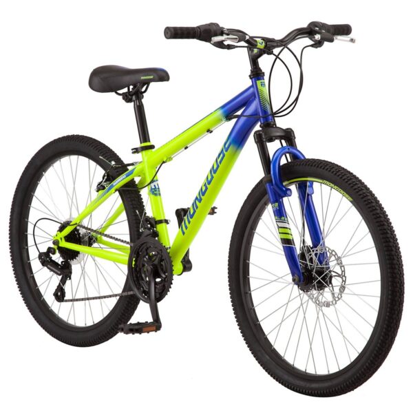 Mongoose Scepter 24" Kids' Mountain Bike - Green/Blue