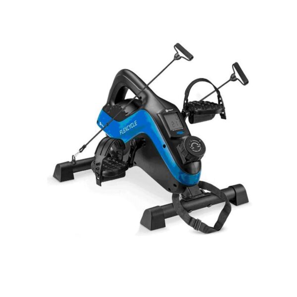 LifePro FlexCycle Under Desk Stationary Foot Pedal Exercise Bike Machine, Blue