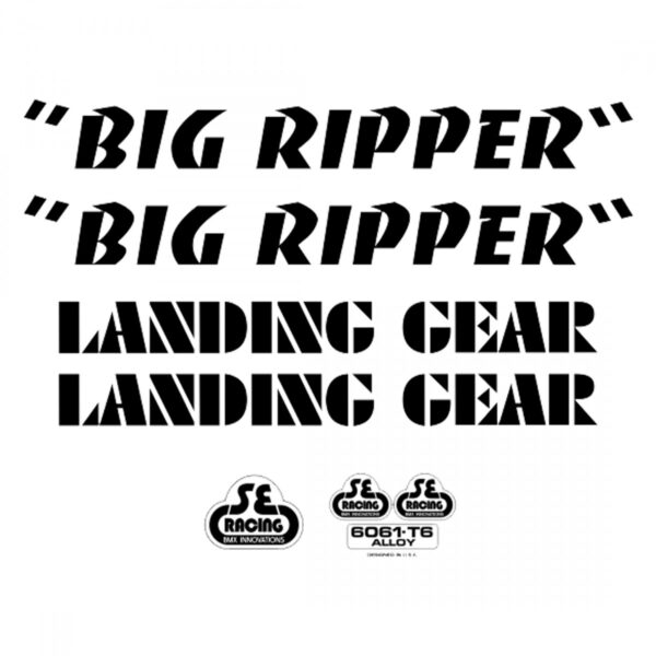 Se Bikes Big Ripper Decal Set Sticker/Decal