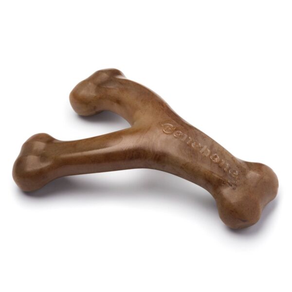 Benebone Wishbone Bacon Dog Toy - S
