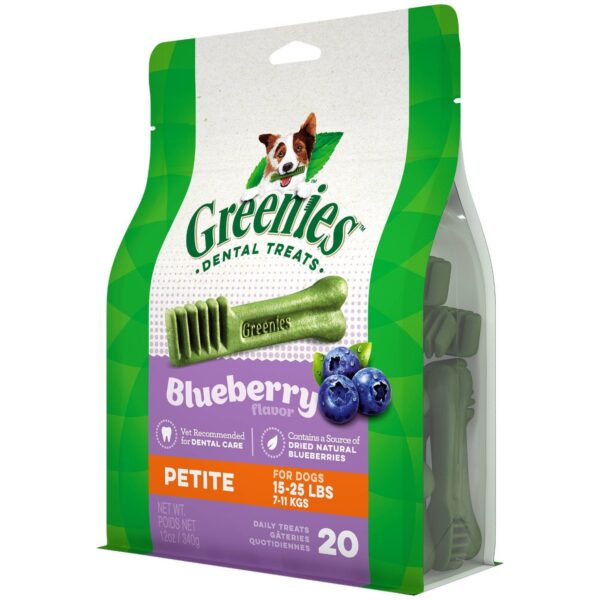 Greenies Blueberry Petite Dental Dog Treats - 20ct