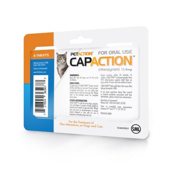 CapAction Insect Treatment for Cat - 2-25lbs