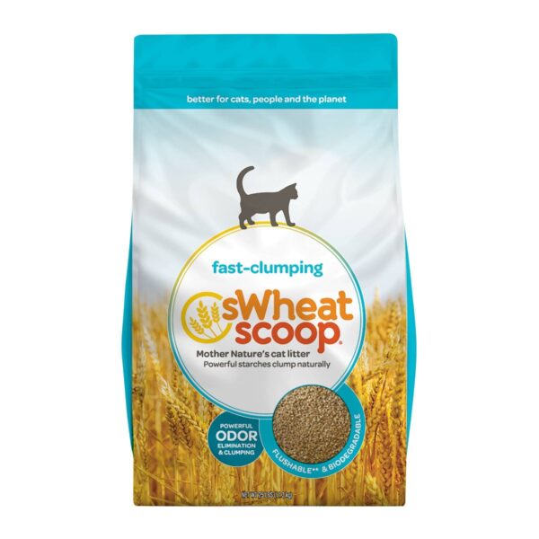 sWheat Scoop Fast Clumping Cat Litter - 25lb