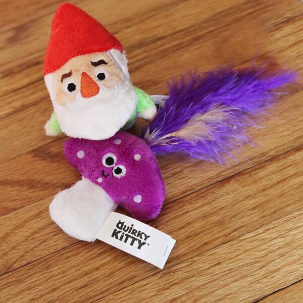 Quirky Kitty Oh Gnome Cat Toy - 2pk