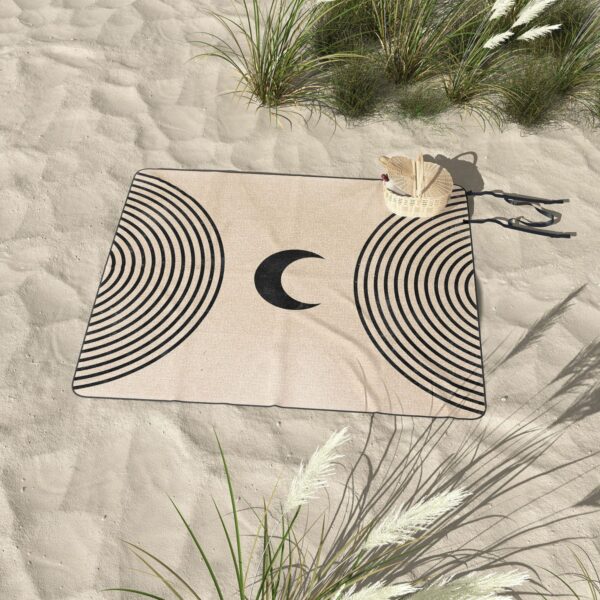 Emanuela Carratoni Moon on Mountain Picnic Blanket - Deny Designs