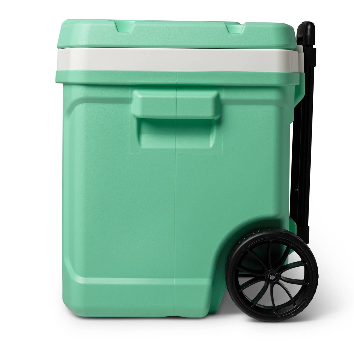 60QT Hard Side Cooler with Wheels and Handle - Green