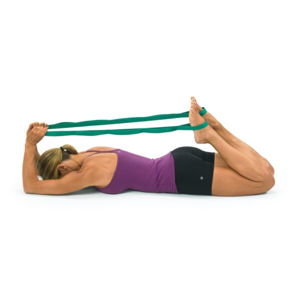 Stretch Out Strap with Stretching Exercise Poster