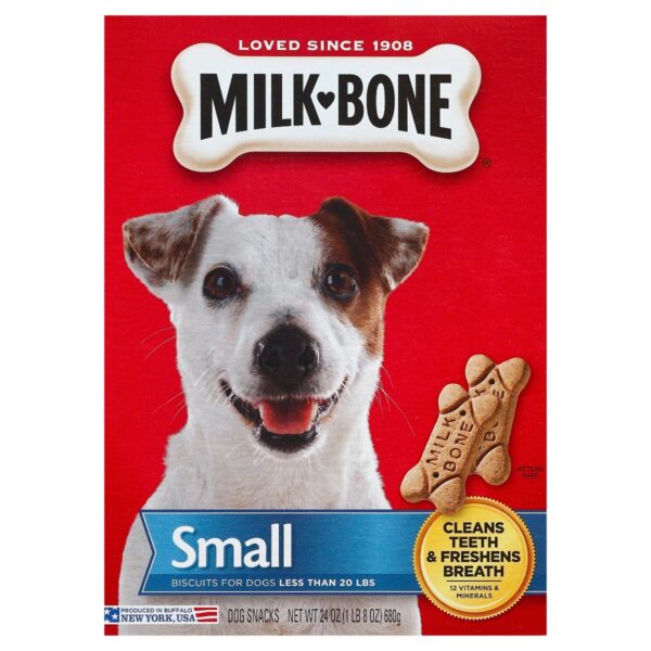 MilkBone Original Dog Biscuits Dog Treats - Small -24oz