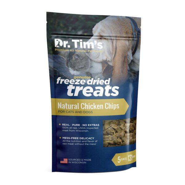 Dr. Tim's Pet Food Freeze Dried Chicken Chips - 5oz