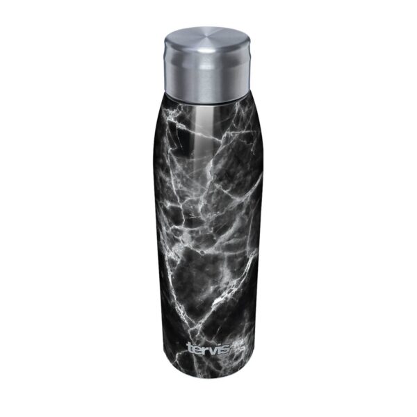 Tervis 17oz Stainless Steel Water Bottle - Black Marble