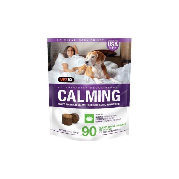 VetIQ Calming Chewable Supplement For Dogs