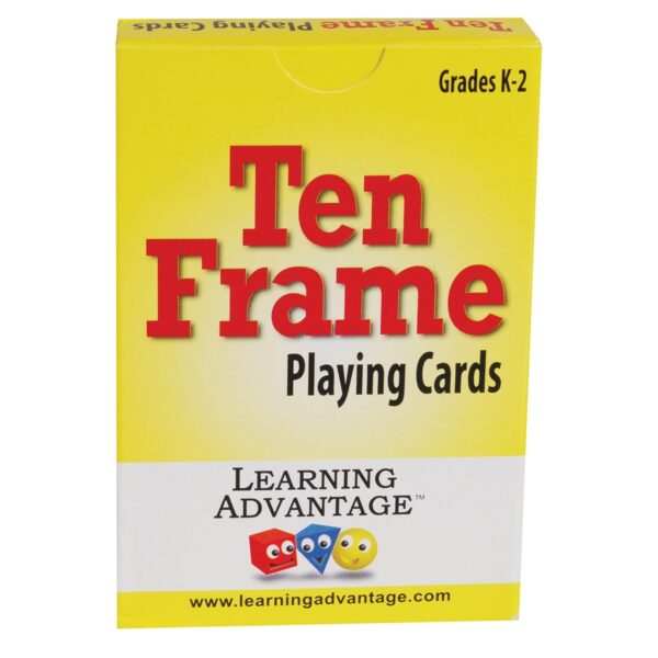 Learning Advantage Ten Frame Playing Cards - 46 Cards