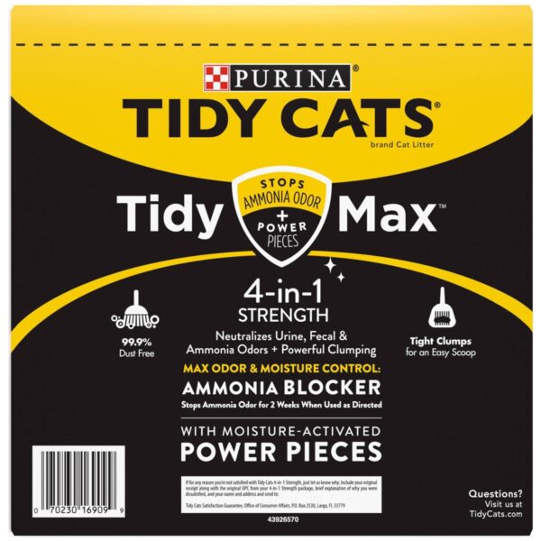 Tidy Cats Max 4-in-1 Strength Clumping - 38lb