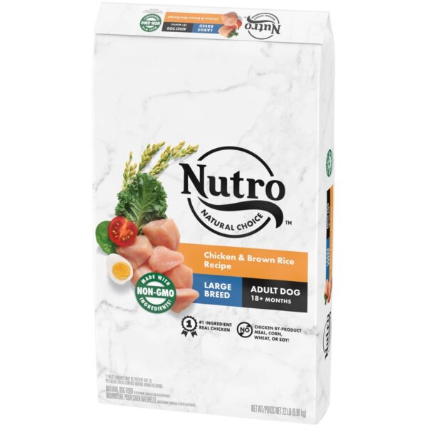 NUTRO Natural Choice Chicken and Brown Rice Recipe Large Breed Adult Dry Dog Food - 22lbs