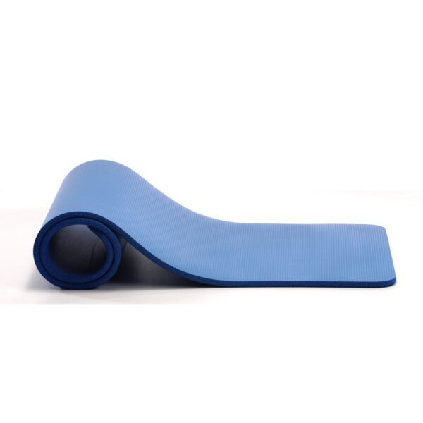 GoFit Deluxe Pilates and Yoga Mat - Blue (12mm)
