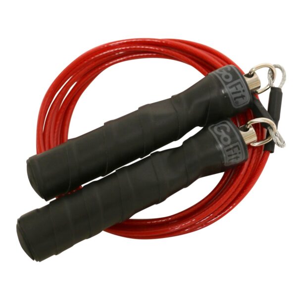 GoFit 9' Pro Cable Rope - Red/Black