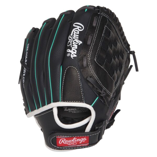 Rawlings Playmaker Series 11" T Ball Glove - Black/Red