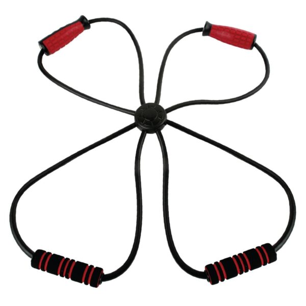 NextGen Smart Fitness Spider Resistance Band - Black/Red