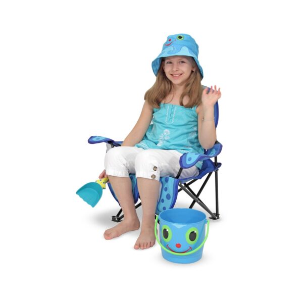 Melissa & Doug Sunny Patch Flex Octopus Folding Beach Chair with Carrying Case