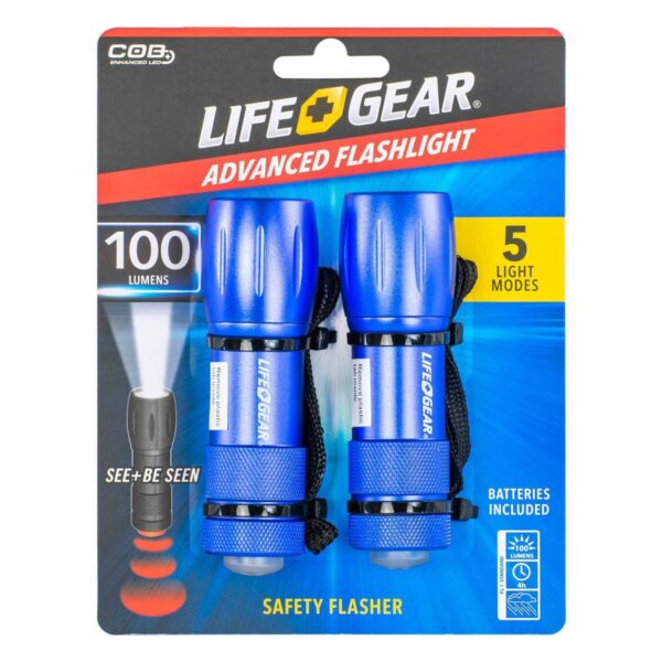 Life Gear 2pk LED Mini-Max 100 Lumens