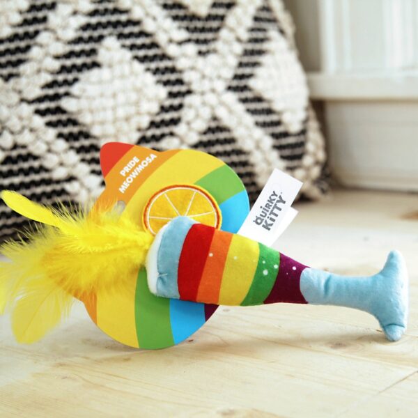 Quirky Kitty Pride Meowmosa Cat Toy