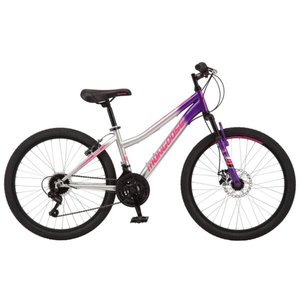 Mongoose Scepter 24" Kids' Mountain Bike - Purple