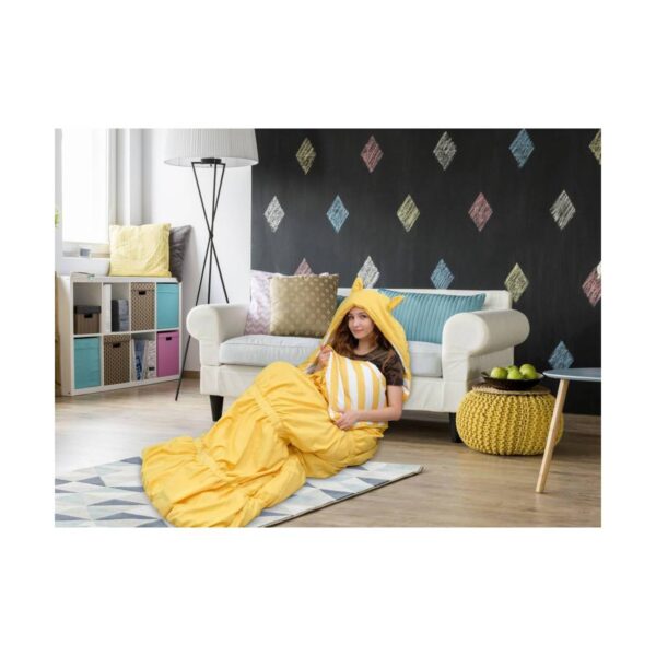 32"x75" Frankie Sleeping Bag Yellow - Chic Home Design