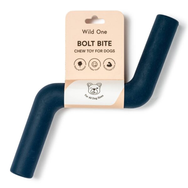 Wild One Bolt Bite Chew & Treat Toy for Dogs - Blue